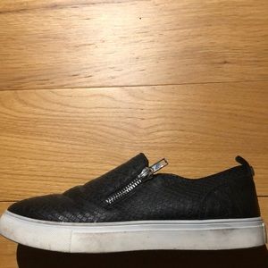 Steve Madden Faux Snake Skin Slip-ons